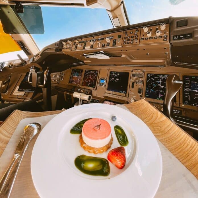 Dokonce i jídla v letadlech mají svoji luxusní podobu, objevte kulinářsky zaměřené letecké společnosti.