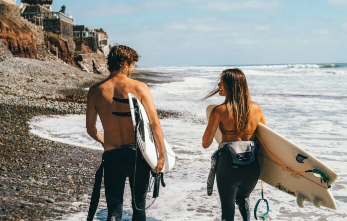 surfování dovolená