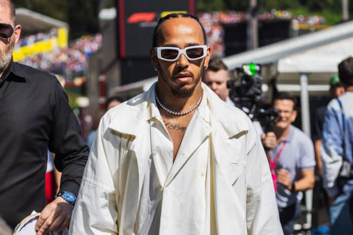 Lewis Hamilton Velká cena Belgie 2024.