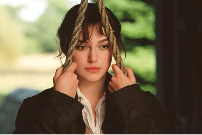 Keira Knightley v Pýcha a předsudek