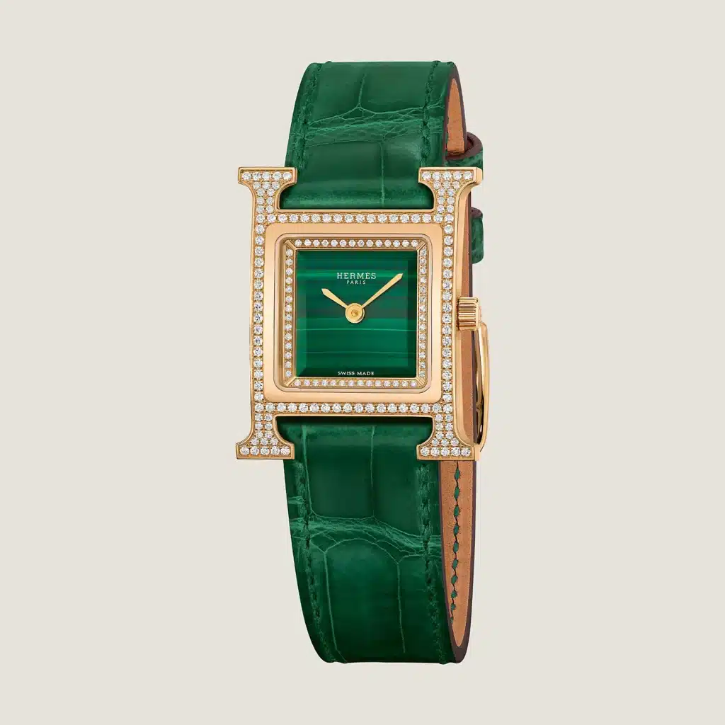 Hermès hodinky zelené