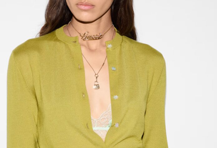 Gucci pistácie cardigan