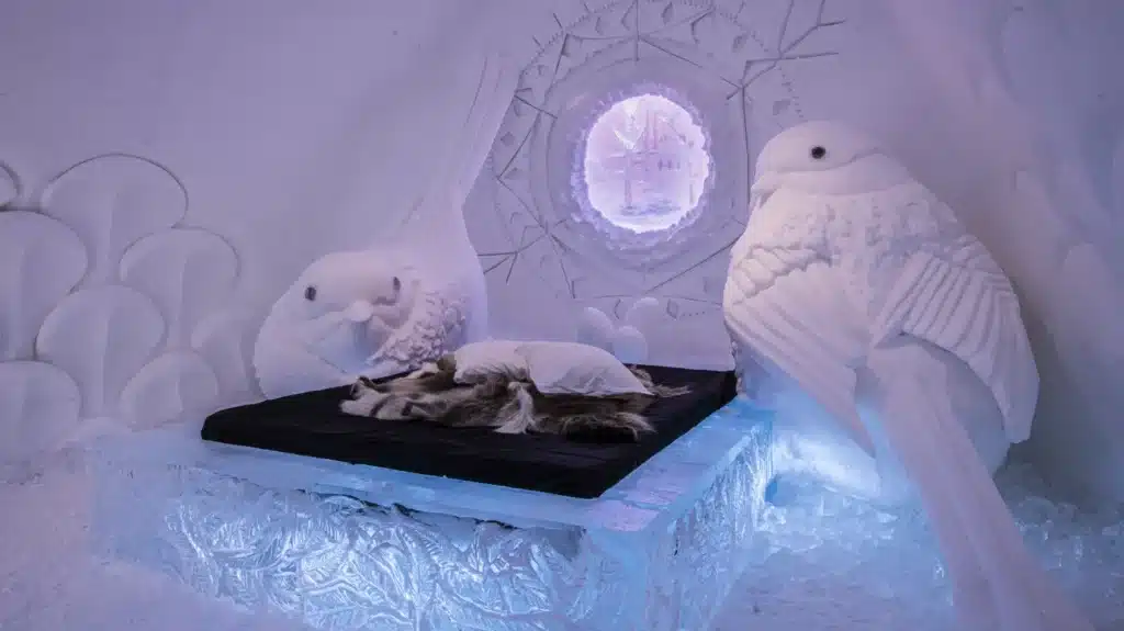 Ice Hotel galerie hnízdo