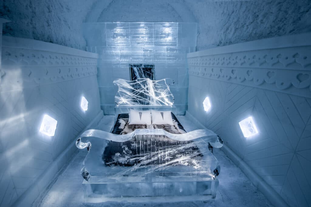 Ice Hotel pokoj Chopin Polsko