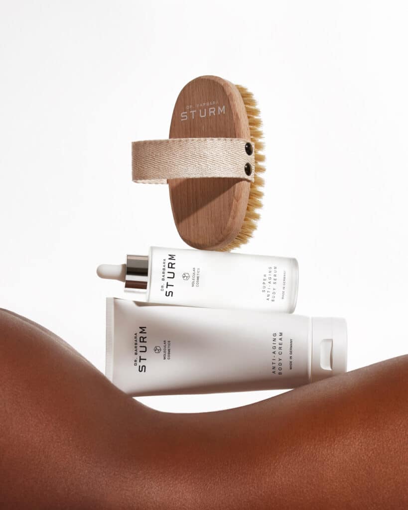 Dr. Barbara Sturm dry brush beauty příprava