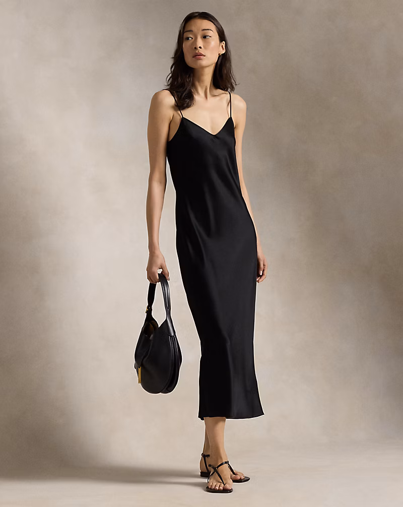 Ralph Lauren černé slip šaty