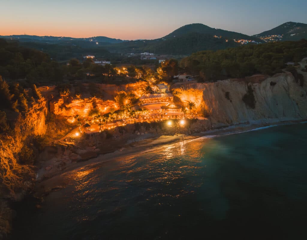 Amante Ibiza beach cluby exteriér