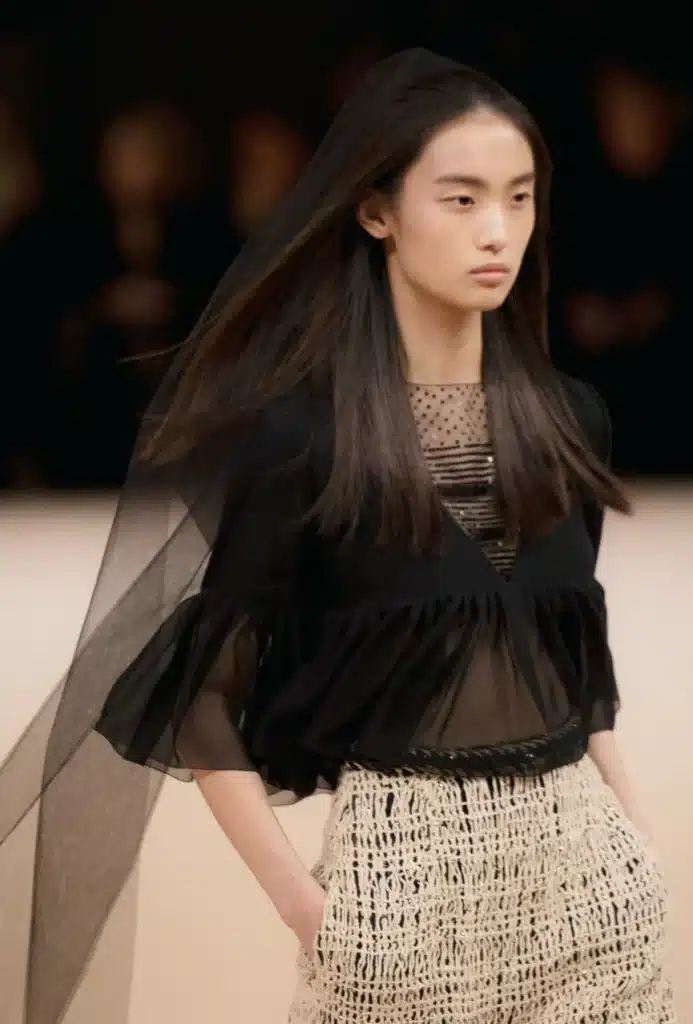 Chanel SS24 průhledné transparentní oblečení
