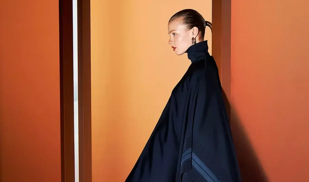 hermes poncho fall/winter 2025