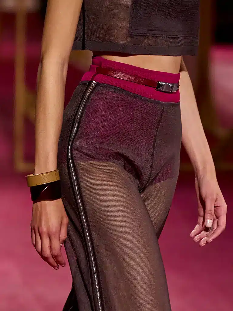 Hermès průhledné transparentní oblečení