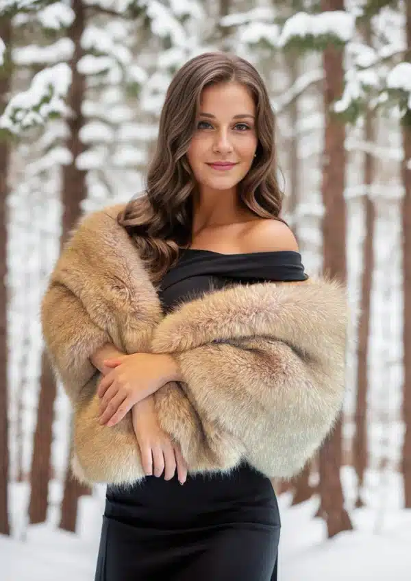 Sissily podzimní svatby kožíšek
