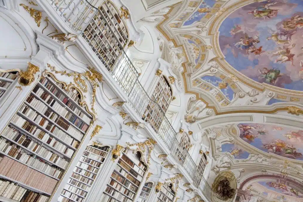 Admont Abbey knihovny světa Rakousko 2