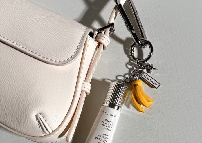 Glossier bag charm Glossier bag charm