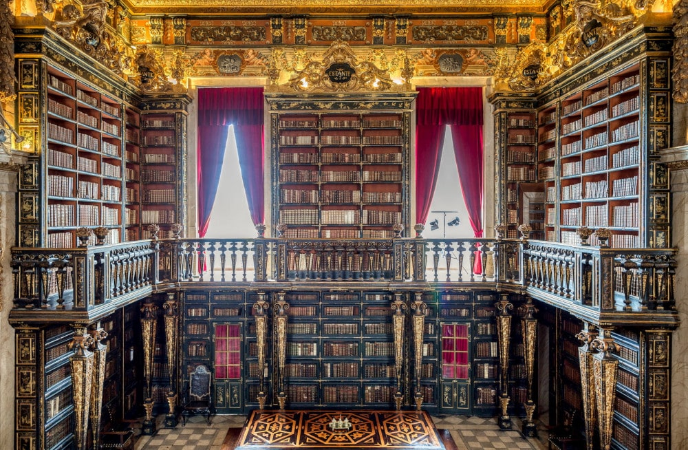 Biblioteca Joanina Coimbra University knihovny