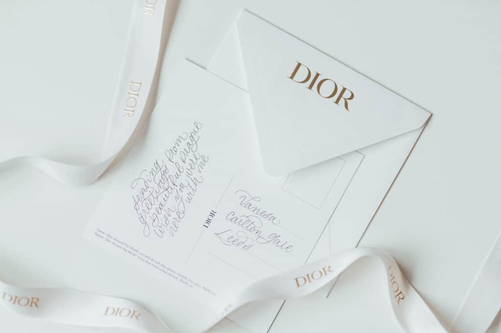 Archiv Lucie Špatenková Ta usměvavá - kaligraf krasopísmo krasopsaní Dior