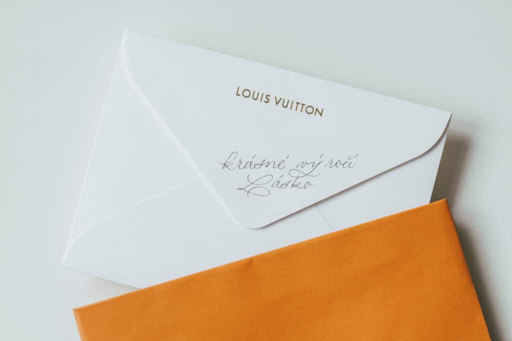 Archiv Lucie Špatenková Ta usměvavá - kaligraf krasopísmo krasopsaní Louis Vuitton