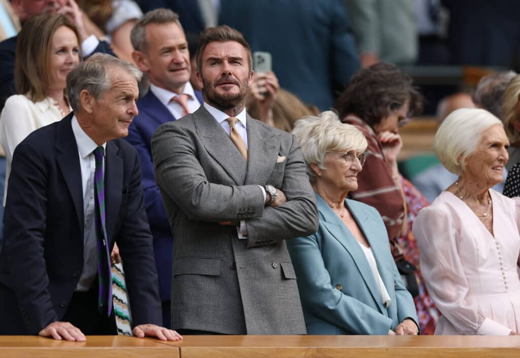 David Beckham Wimbledon