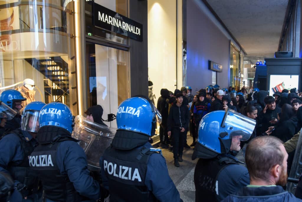 Milan police clash with protesters on second day of unrest